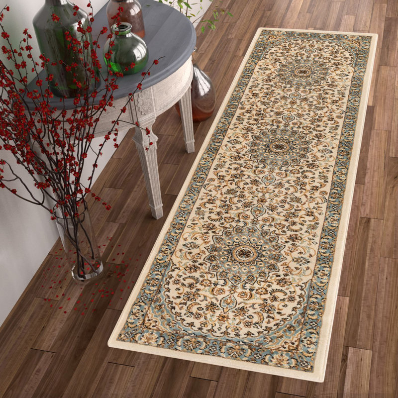 Oriental Synthetic 67cm X 220cm Area Rug