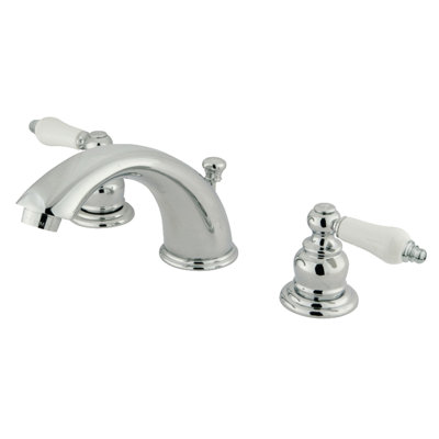 Widespread Bathroom Faucet with Drain Assembly