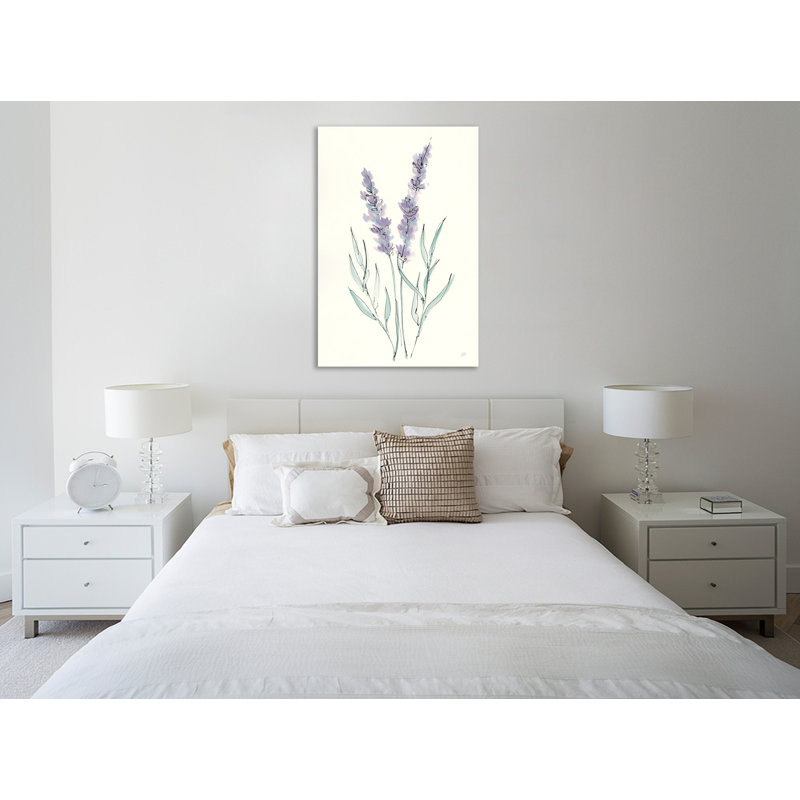 "Lavender III", toile tendue par Chris Paschke, H 24 po x l 16 po x P 1,5 po
