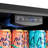 EdgeStar 18.88'' W Convertible 105 Cans (12 oz.) 3.36 Cubic Feet Beverage Cooler with Reversible Glass Door