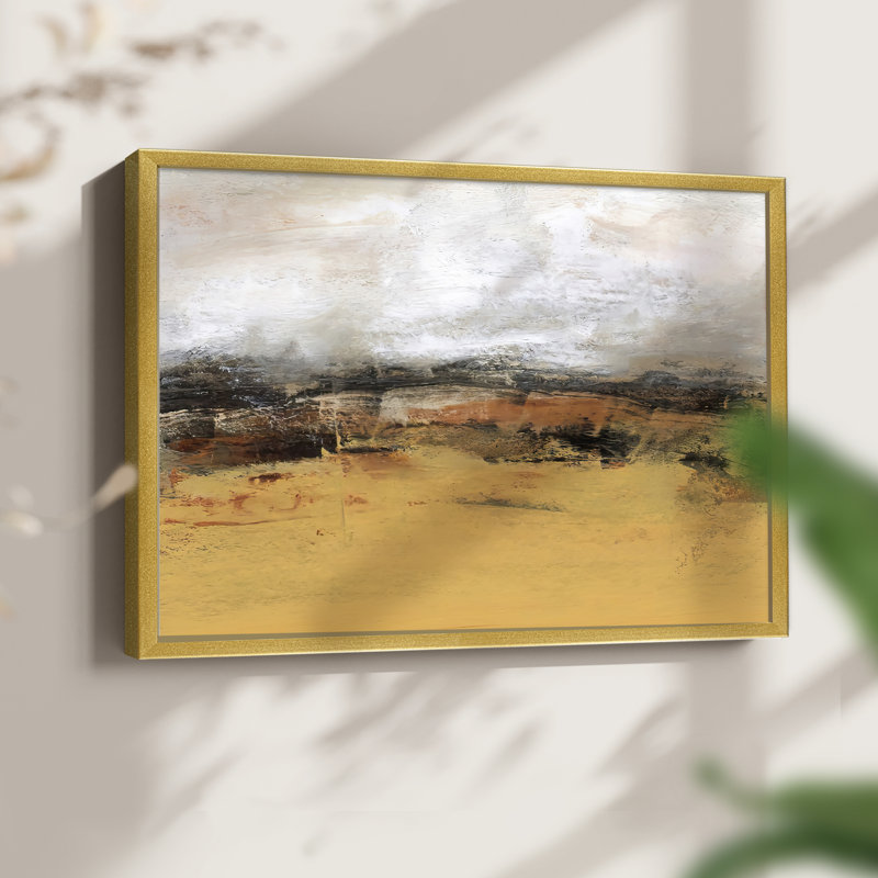Bridges Ochre IV -Framed Print - Restickable, 8'' H x 10'' W