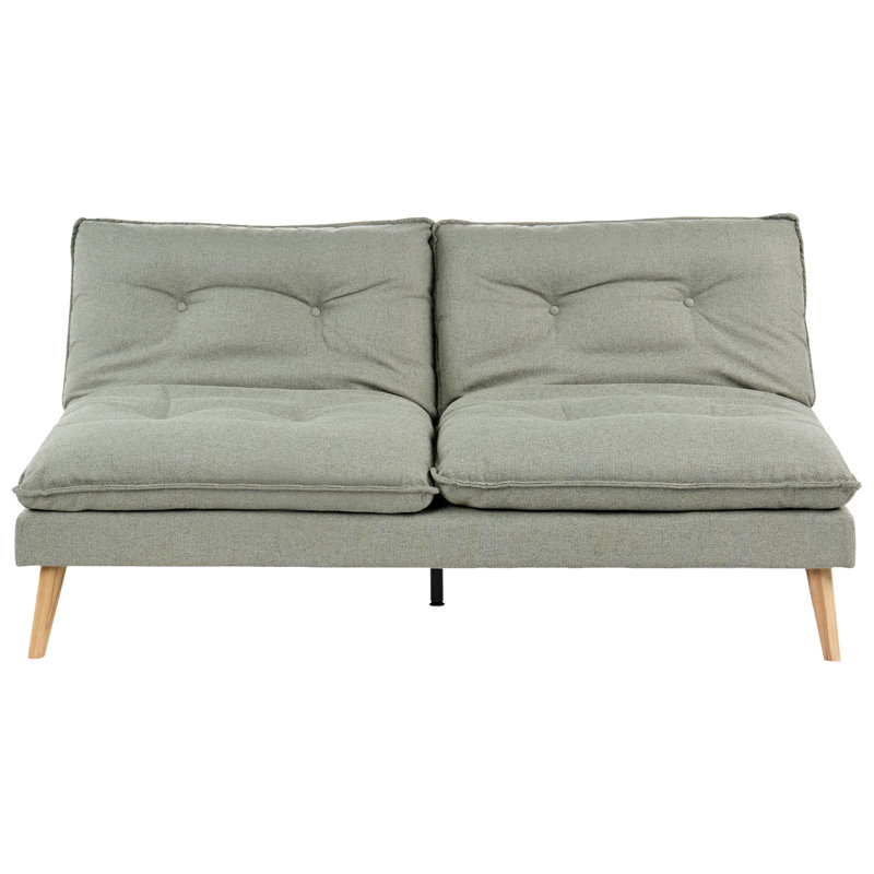 178cm Upholstered Sofa Bed, Green, Fabric