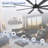 65 Inch Black Ceiling Fan With Light And Remote Control.noiseless,6 Speeds Reversible, Dc Ceiling Fans For Indoor Or Covered Outdoor