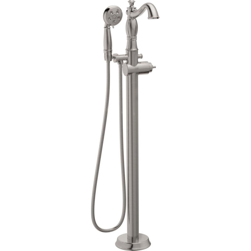 Cassidy™ Floor Mounted Clawfoot Tub Faucet Trim, Matte Black