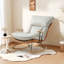 Chaise berçante moderne rembourrée-110986152