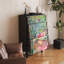 Armoire de rangement rétro pour salon français