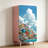 Household minimalist creative art wardrobe