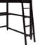 Lit mezzanine avec tablettes et bureau. Pleine grandeur pour un sommeil confortable. Cadre en bois massif. Tiroirs de rangement supplémentaires. Améliorez la fonctionnalité de votre chambre à coucher Tiroirs, bureau et fonctionnalité-1835965451