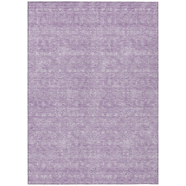 Killingly Washable Floral Indoor / Outdoor Rug