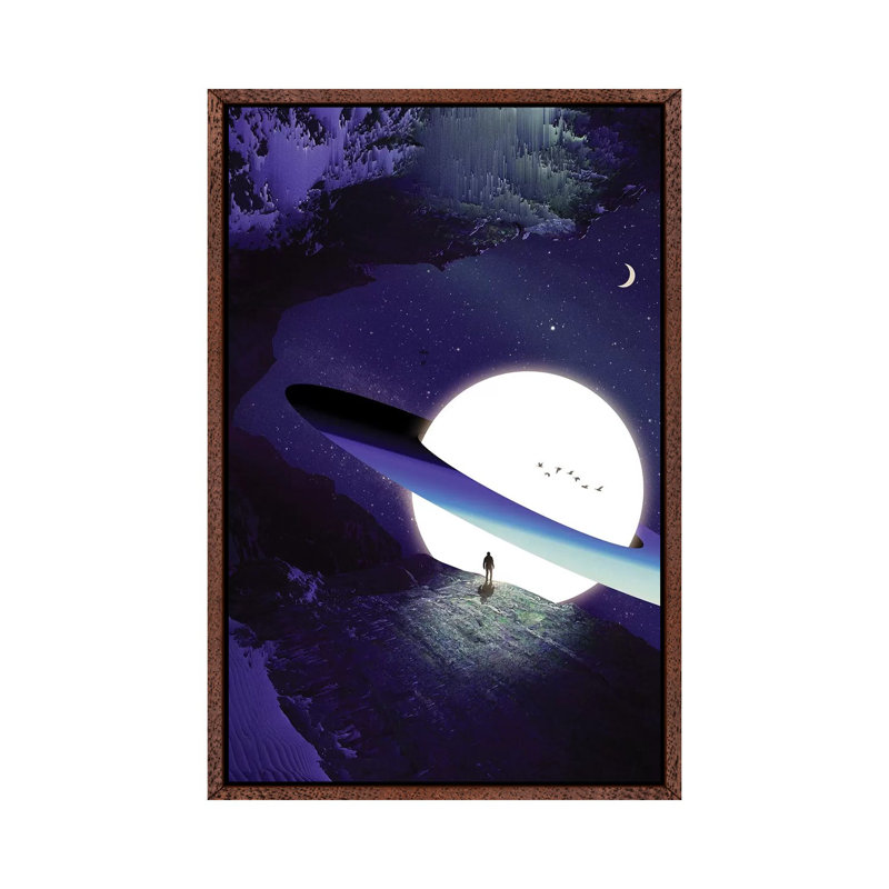 Rendezvous by Nicebleed - Print on Canvas, Classic Brown Wood Framed, 101.6cm H x 66.04cm W x 3.81cm D