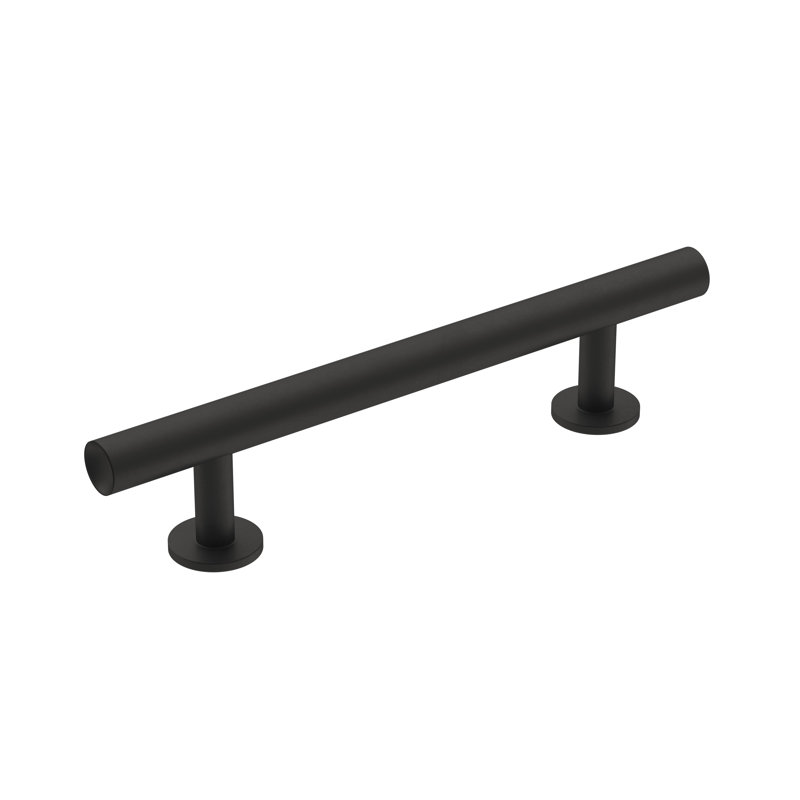 Radius Bar Pull, Matte Black, 3.75"