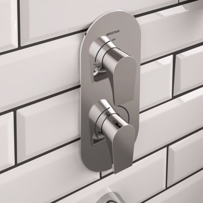 Hourglass Double Concealed Shower Valve