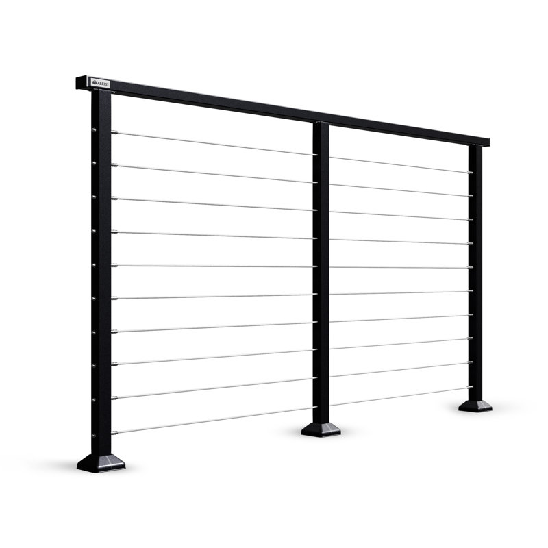Clôture de câble Cavo, 6 x 3,5, H 42 po x l 72 po x P 3 po