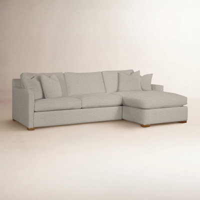 Bel-Air 123" Wide Down Cushion Stationary Sofa and Chaise by Braxton Culler