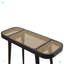 Console noir carbone