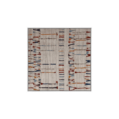 Machine Washable Gray Area Rug