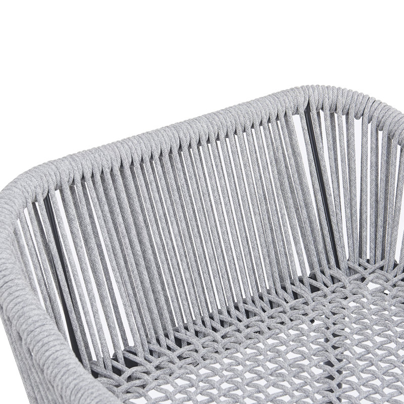 Tabouret de bar d'extérieur gris clair La Push, ensemble de 2