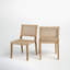 Alani Side Chair in Natural Brown