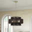 Lustre suspendu en laiton antique 5 lumières Aurea-124250989-124250990-124250992