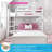 L-Shaped Twin Over Full Bunk Bed-1829320537