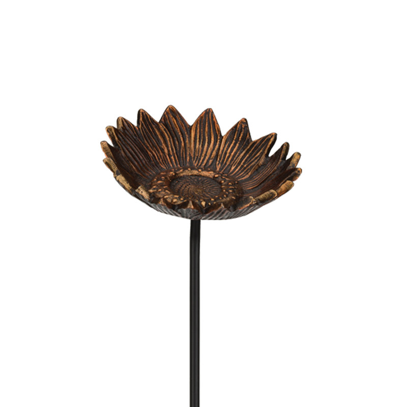 Piquet de jardin en fonte - tournesol