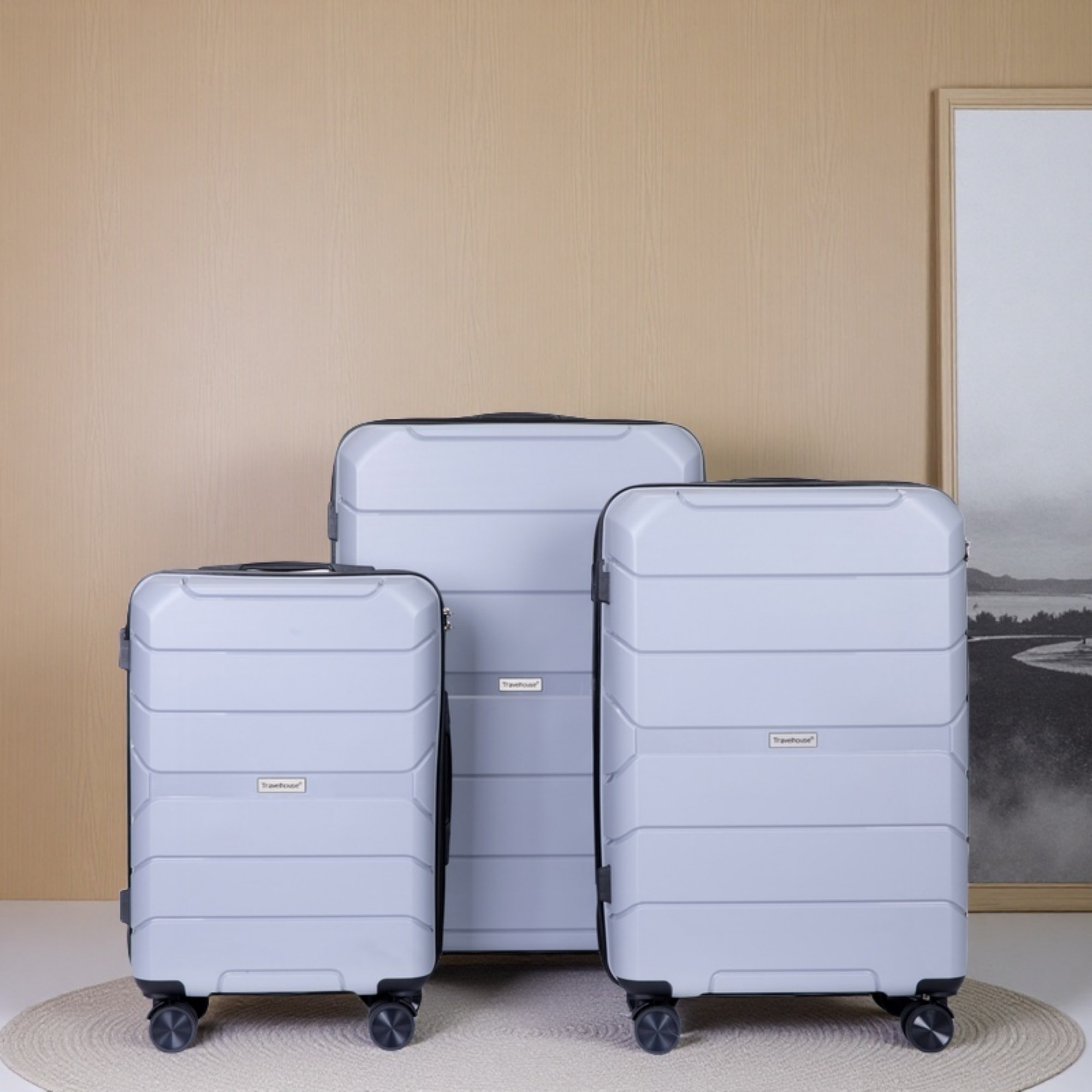 LivEditor Hardshell Suitcase Spinner Wheels PP Luggage Sets | Wayfair