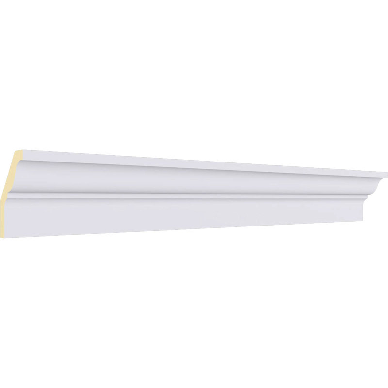 ÉCHANTILLON - Moulure à couronne Robin Endurathane, H 2 3/8 po x P 1 5/8 po x F 2 7/8 po x L 12 po, apprêtée en usine