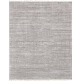 Hand Knotted Wool Area Rug in Black