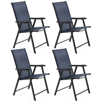 Jordin Premium All-Weather Wicker Outdoor Folding Dining Armchair