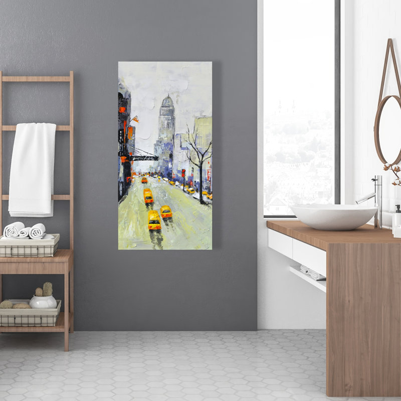 Contemporary Canvas, 48" H x 24" W
