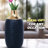Maysha Golden Rimmed Ceramic Vase For Modern & Bohemian Decor-990563216