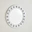 Embedded Sphere Round Beveled Wall Mirror