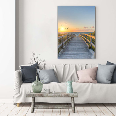 Path To The Beach - Wrapped Canvas Print