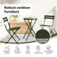 2 - Person Patio Dining Set with Rectangular Table , Cushions Included-1205524623