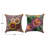 Embroidered Floral Cotton Pillows