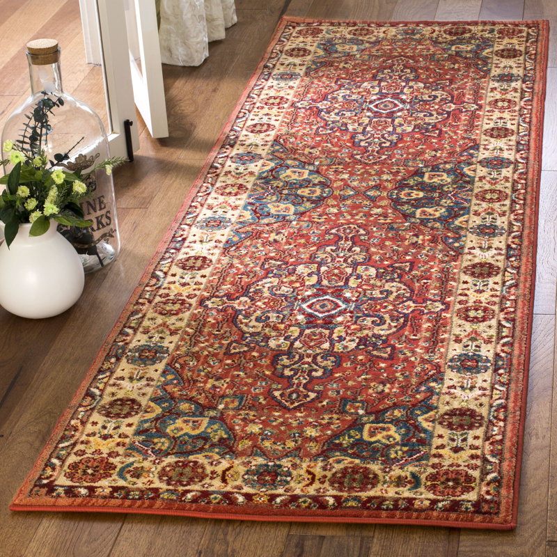 Tapis performance oriental Kurtz, Rectangulaire 2 pi x 3 pi, Red/Ivory