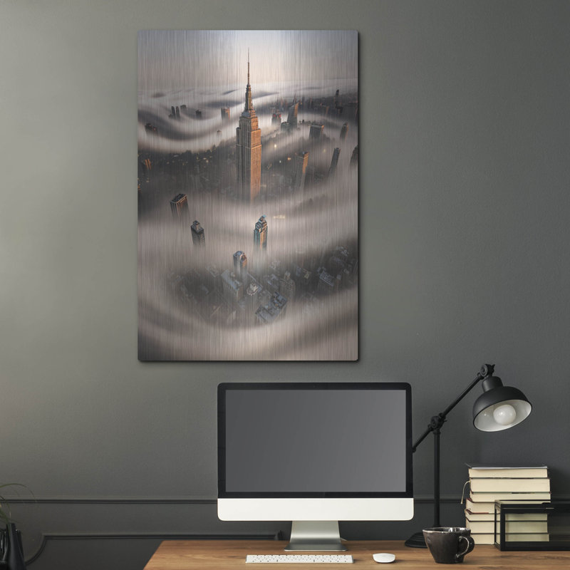" Empire Fog " by Bruce Getty, 36" H x 24" W