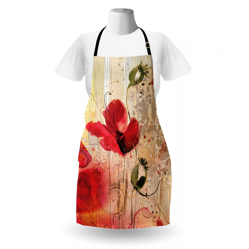 Tablier à fleurs