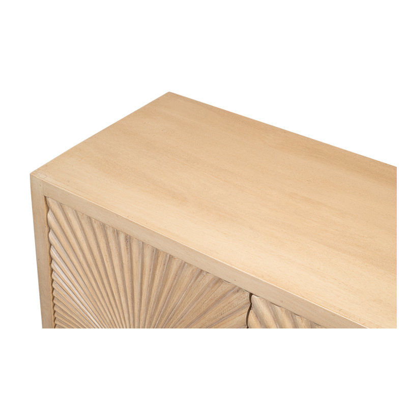 Rayon 76'' Solid Wood Sideboard