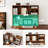 Computer Desktop Bookcase Countertop Storage Bookshelf Organizer with 4 Cubbies Coffee-1656273400