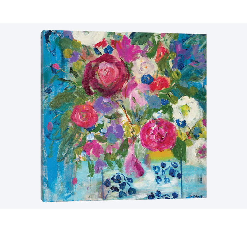 « précieux life », impression sur toile, H 12 po x l 12 po x P 1,5 po, Toile tendue, Pas de tapis