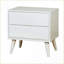 Table de chevet 2 tiroirs Mid-Century-366690458