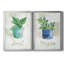 Basilic en pot - Ensemble de 2 peintures sur toiles-1337201792-1337201794