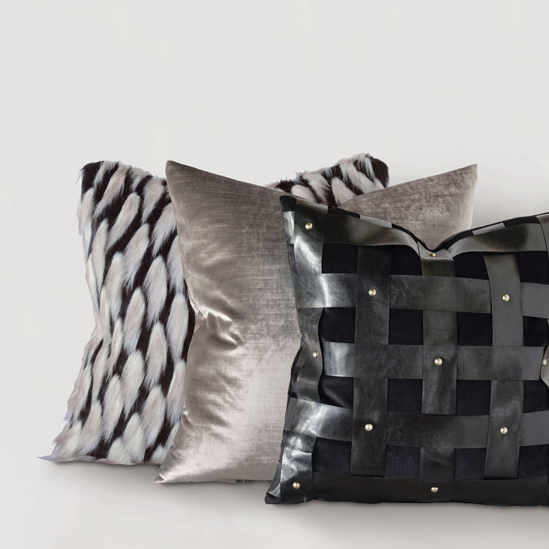 Inès Square Pillow Cover & Insert