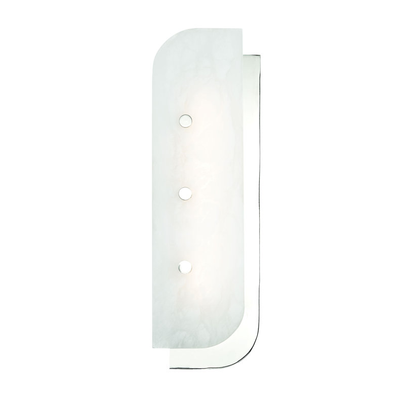 Yin & Yang 1 - Light LED Wallchiere, Polished Nickel