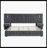 King Size Upholstered Bed Frame With Chenille Fabric With Pleated Design,Grounded King Size Platform Bed With Headboard And Solid Frame And The Bedside Table.No Box Spring Needed-DARK GREY-423316167-423316160