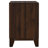 Anza Walnut 2-Drawer Nightstand Bedside Table