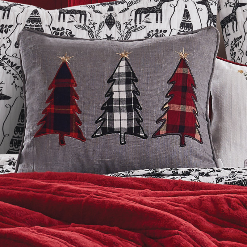 Elden Pines Christmas Trees PIllow 14x18