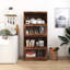 Armoire de rangement contemporaine avec étagère à livres et bibliothèque amplement spacieuse pour 4 bureaux à domicile