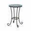 Table d'appoint de patio avec tablette